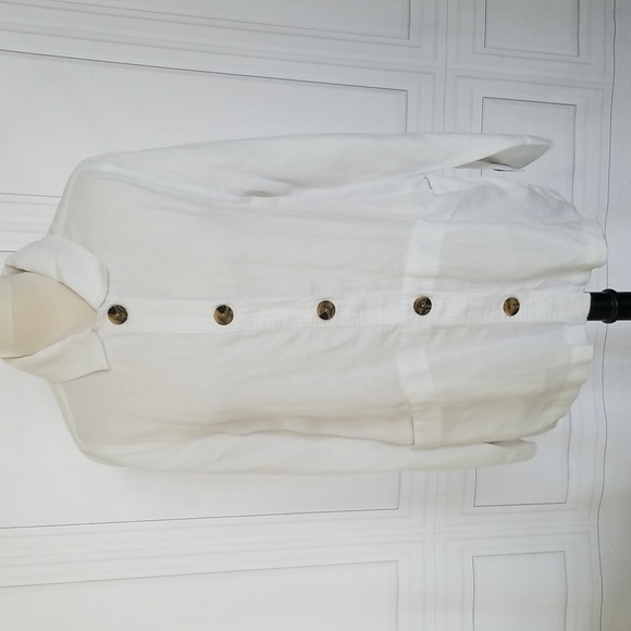 Nicole Miller Linen Blend Jacket - Picture 1 of 12